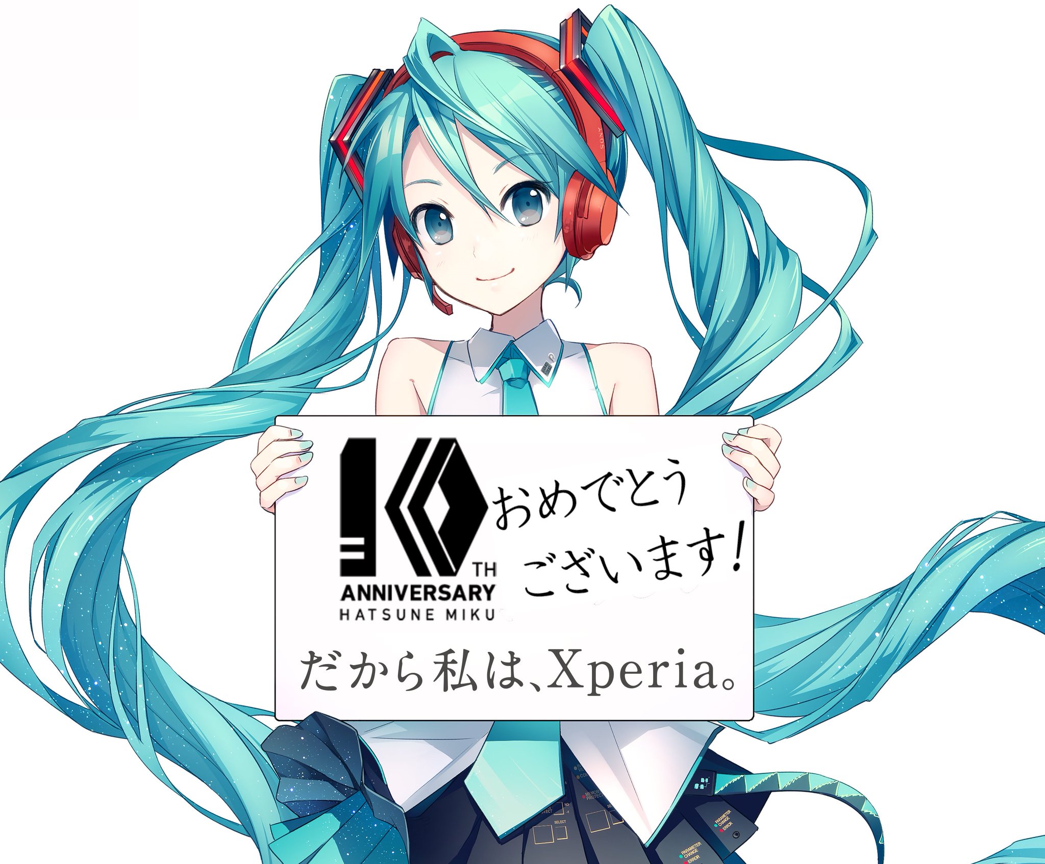 初音ミク 刺繍ステッカー ミク Art by APO＋ – GRAPHT OFFICIAL