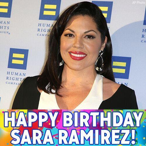 Happy Birthday, Sara Ramirez! The star turns 41 today. 