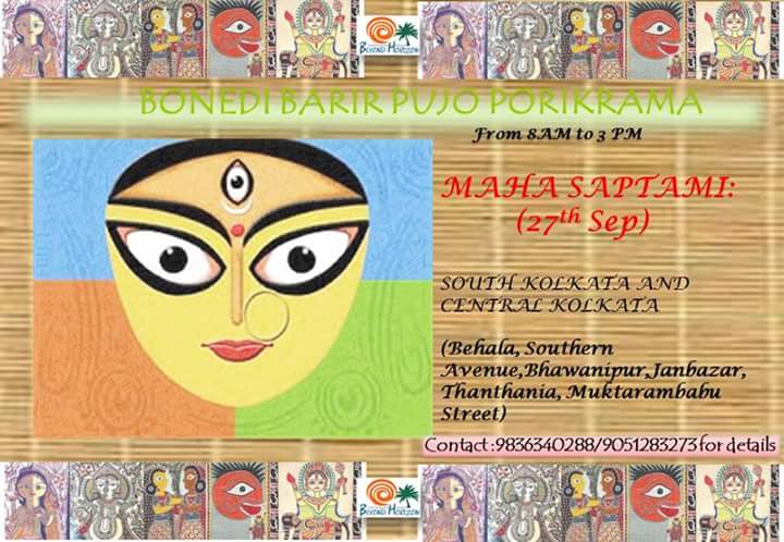 Beyondhorizon14's tweet photo. We are preparing ourself with #Kolkata to #celebrate the great occasion of the homecoming of #Durga.Contact us to see the puja differently. https://t.co/ynIcfyJDrY