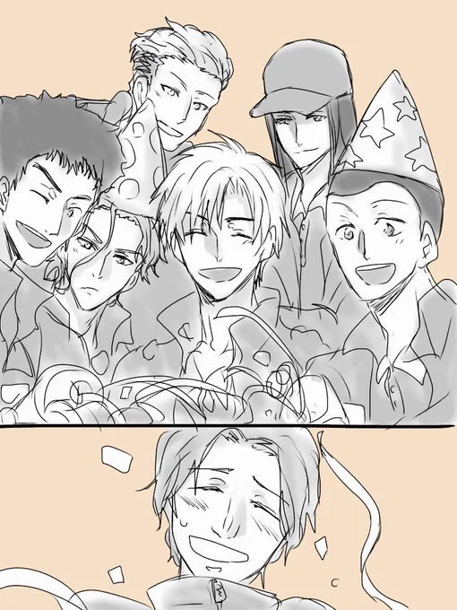 「樹っちゃん!誕生日おめでとう〜〜!!」?
絶対祝われると分かってても照れちゃうと良い…
#樹希彦生誕祭2017 