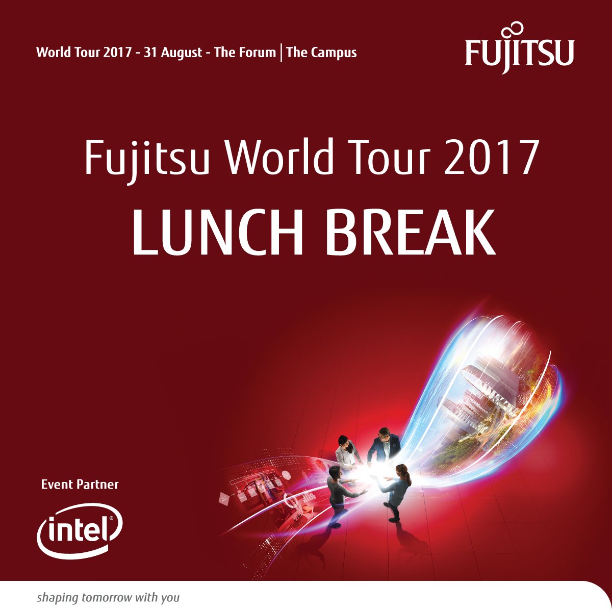 Fujitsu_SA's tweet photo. Lunch Break at the #FujitsuWorldTour 2017 https://t.co/r4A4Q6kXoW