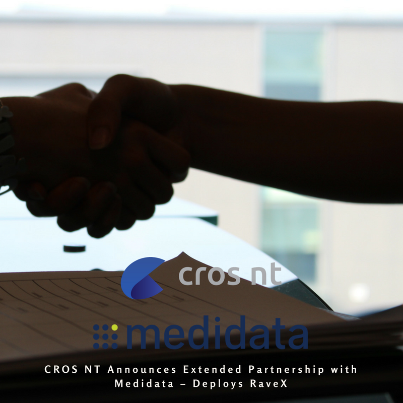 CROS_NT's tweet photo. We have an Extended #Partnership with @Medidata – Deploys #RaveX https://t.co/5B6tEMsOwr #EDCsystem #EDC #datamanagement #RAVE https://t.co/ORNXD9WTEQ