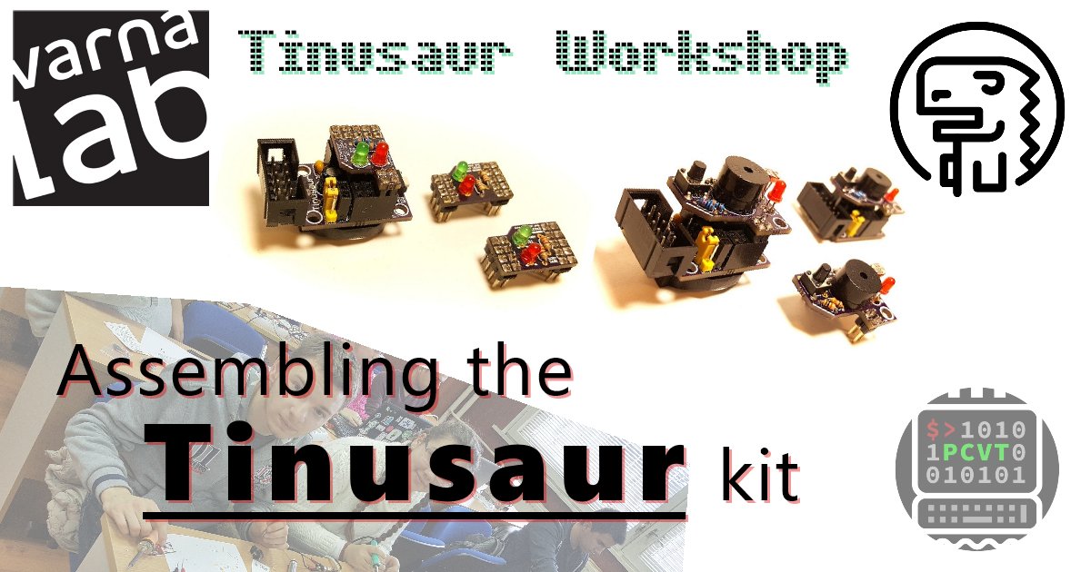 tinusaur's tweet photo. WORKSHOP: Assembling #Tinusaur kits from our #Indiegogo campaign, 09/02 @ @VarnaLab #hackerspace, Varna, Bulgaria. https://t.co/kejdct31Y3 https://t.co/PZePtv59aX