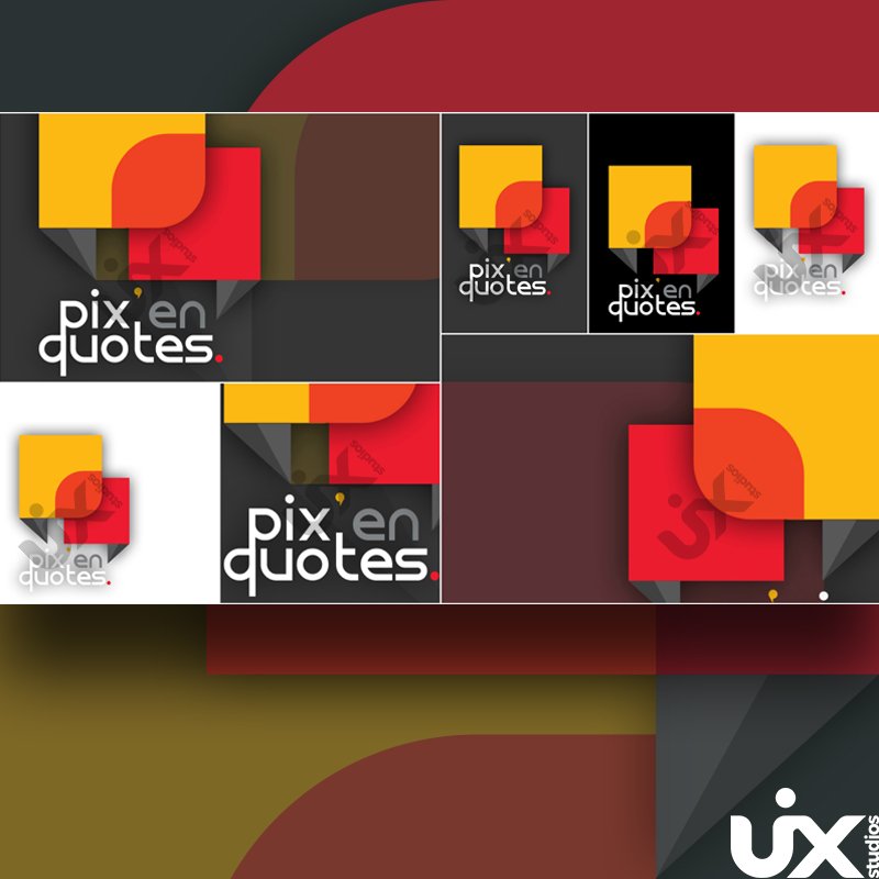 uixstudios's tweet photo. @pixenquotes vision &amp; mission was clear, Simple yet Interactive. 
We hope it will inspire to bring your dream design to life #UiX #Branding https://t.co/DGR2QxEzrB