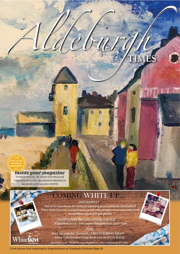 SEPTEMBER ALDEBURGH TIMES OUT NOW!