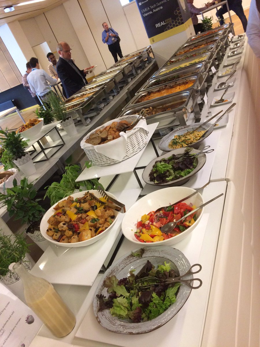 mishrasourabh01's tweet photo. Nice spread of food at TS conference. Mmmm..#TS2017 #EMEATechSummit @mikekiersey @danielferru @BholaVivek @MeAshwAni @WernerSteinbeck https://t.co/p3OTGh8YZB
