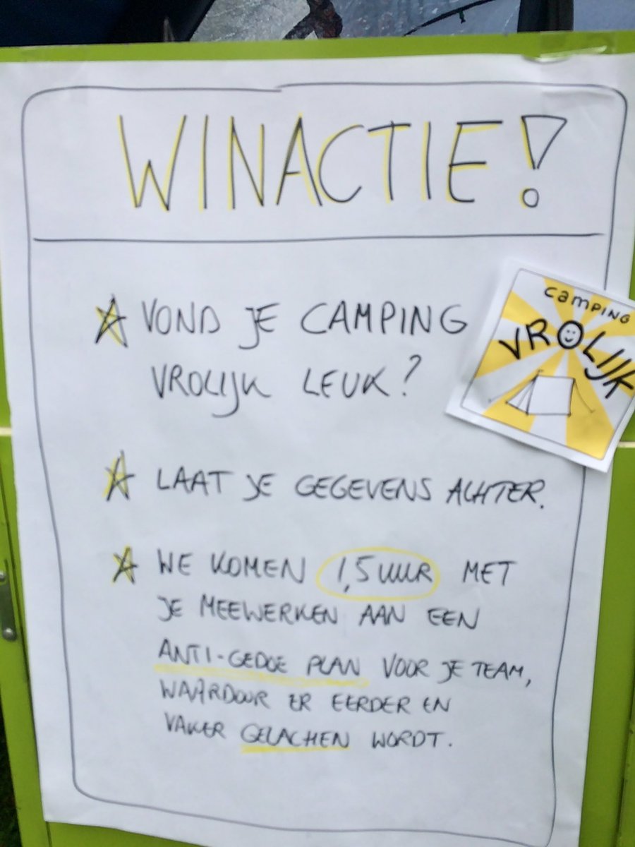 Win een meedenksessie op #campingvrolijk #bdz17 #beleefdezandbak <a href="/MetselaarEnGlas/">MetselaarEnGlas</a> <a href="/BeleefDeZandbak/">Beleef De Zandbak</a> <a href="/Burowinners/">Buro Winners</a>