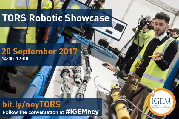 IGEMGi's tweet photo. #IGEMney's TORS Robotic Showcase will showcase @SynthotechLtd TORS Robot at their Test and Research Site. Book now https://t.co/OaQtI4MKuo https://t.co/KqkCsKSjay