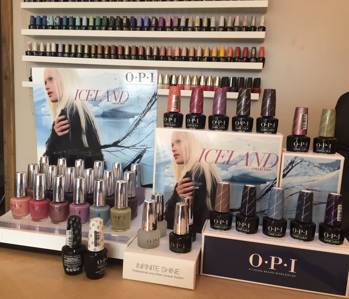 EMitchelle's tweet photo. The Iceland collection has arrived, we are stocked and raring to go #Opi #nails #Widnes #gelcolour x https://t.co/jmRQrynZ9v