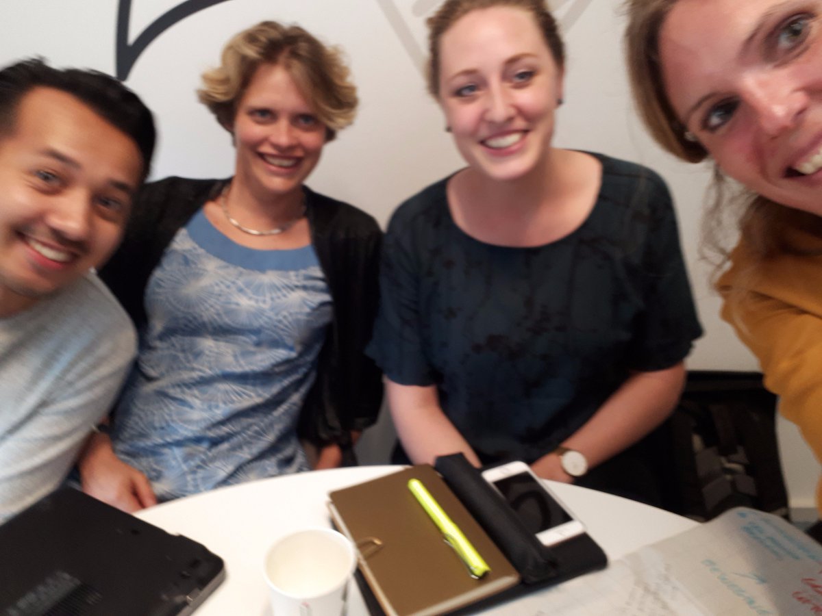 MignonDelicia's tweet photo. Back on track at our @Fontys lectoraat/professorship #ThoughtLeadership. Excited to have our new member Saline Gardien-Toonen on board! https://t.co/OWxx98CNMv