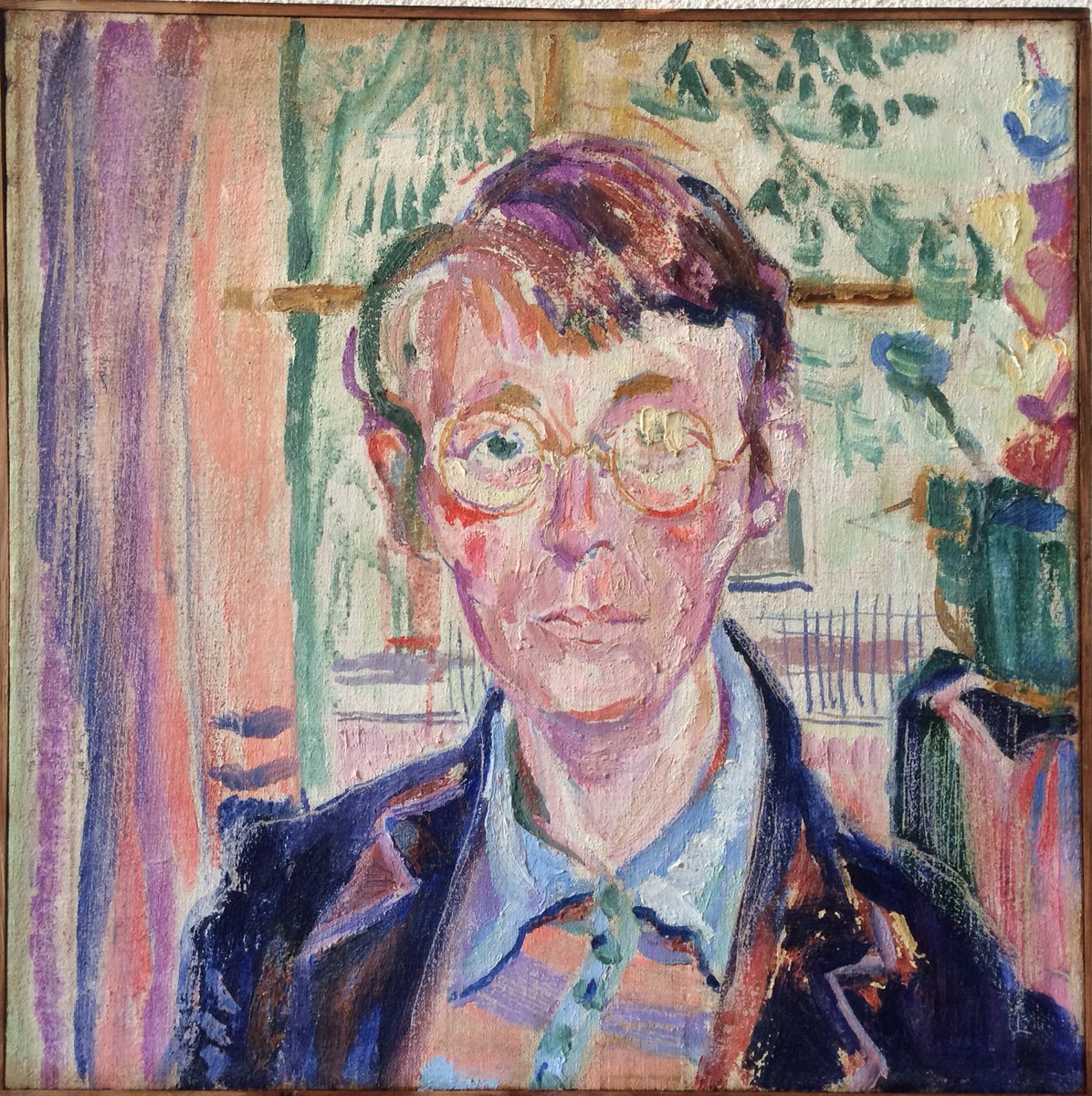 George Martens 'Alida Pott' 1927, olieverf op doek, 47,7 x 47,7 cm, legaat Martens/Bonnema, is bij de SdP terug na langdurige bruikleen