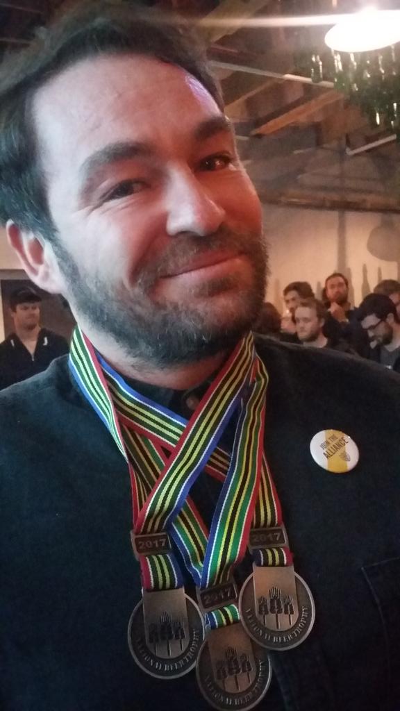 We won three medals last nice at the <a href="/TrophyBeer/">National Beer Trophy</a> awards last night. Congrats to all the other winners. Some great beer being made in SA!