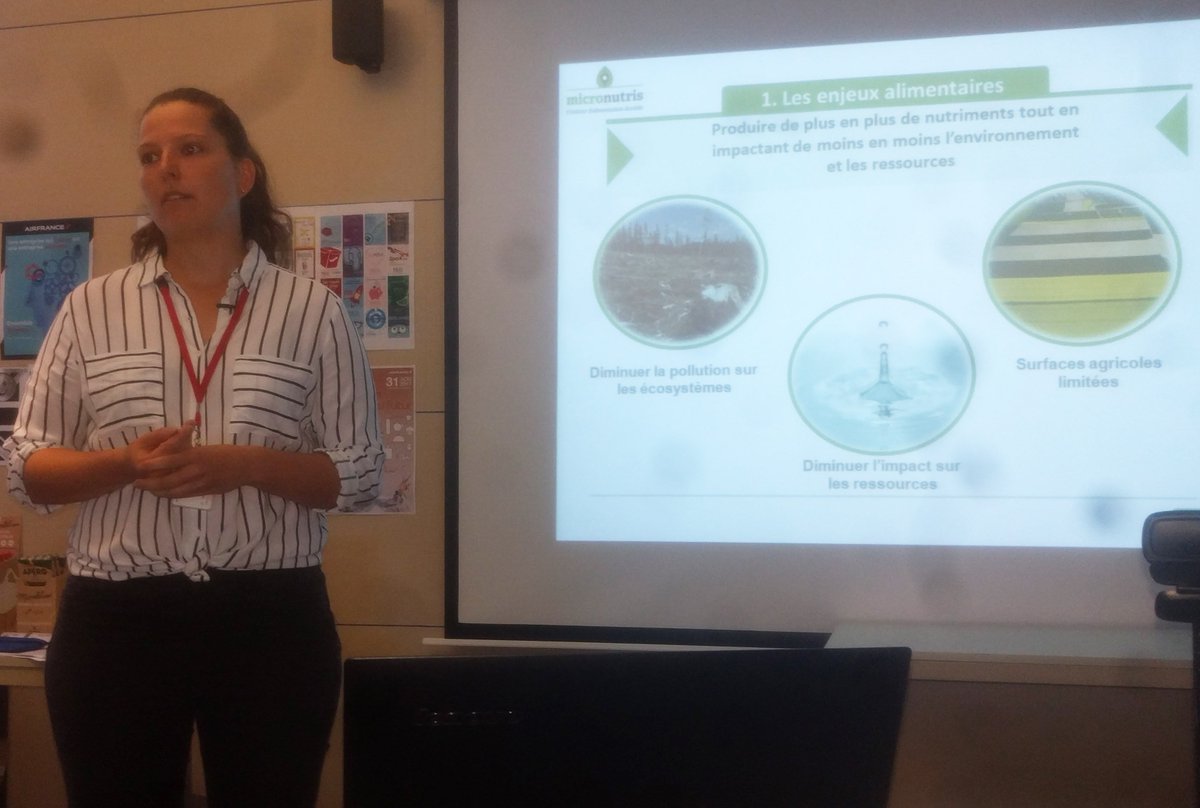 bbl_aerien's tweet photo. Maylis vient nous parler du futur des apport de protéines pour l'alimentation humaine #InnovationDeRupture @Micronutris https://t.co/APefBe3aX1