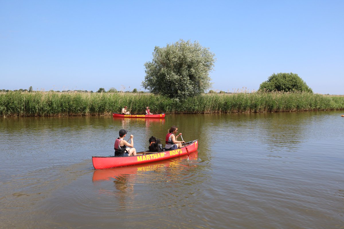 marthamboats's tweet photo. A great day for exploring the #Broads today! #Paddle on a #canoe over #rivers & Broads! Motor on a #day #boat or #sail on a #halfdecker! https://t.co/3YqIxtcBAX