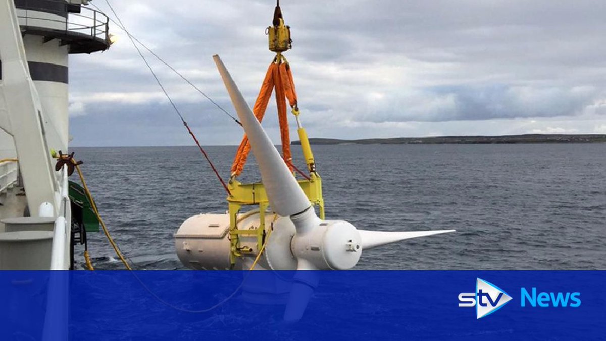 STVNews's tweet photo. Tidal power turbines in #Scotland 'set new world record' https://t.co/RH96Ykc6rr https://t.co/yGLZdUaghh