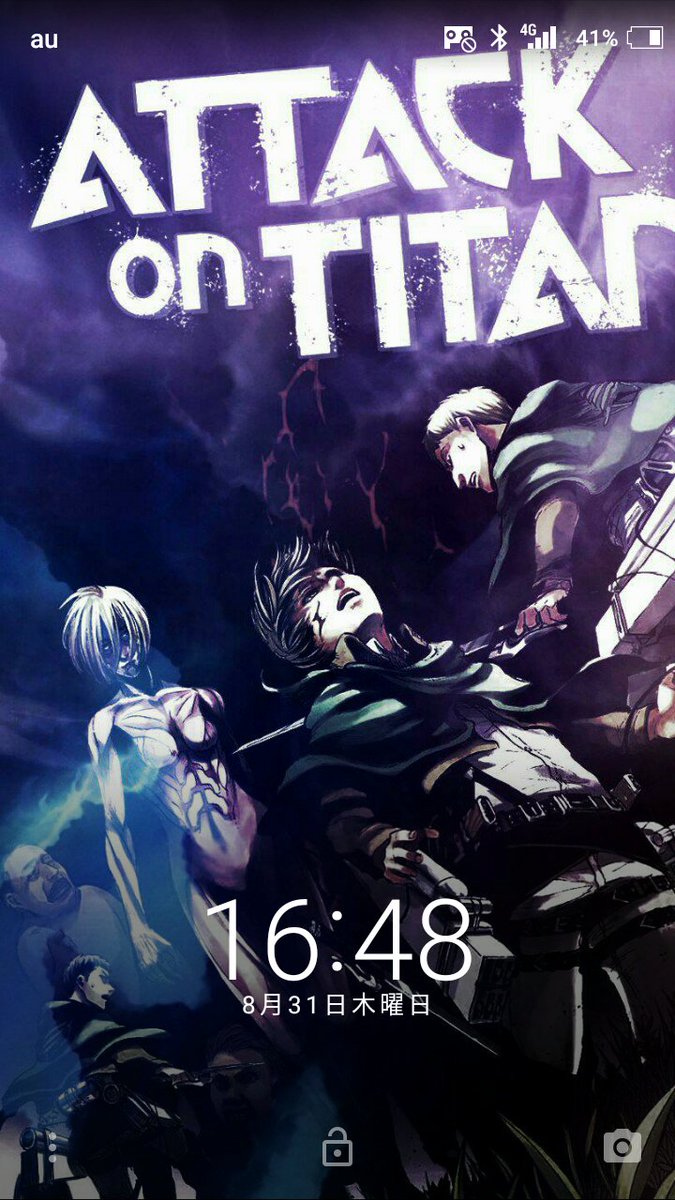 フォロバ100相互フォロー 銀魂坂田銀時 Twitterissa こんなロック画面でも引かないよって人rt 進撃の巨人が超超超絶好きなんす T Co Ybw7bvtald Twitter