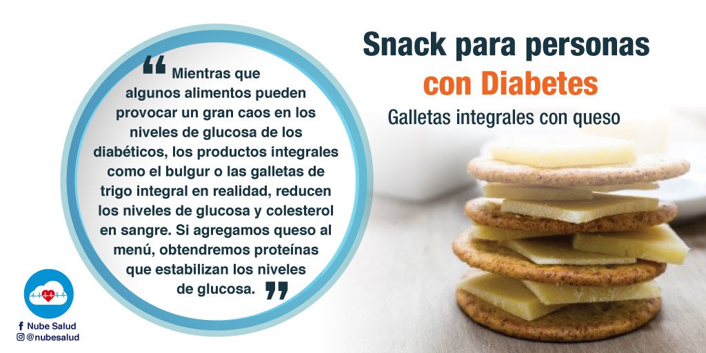 nubesalud's tweet photo. Snack para personas con Diabetes  #SaludYBienestar
Galletas integrales con queso: reducen los niveles de glucosa.
#ActitudNubeSalud https://t.co/9zLQcCWPkE