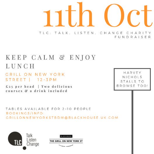 AnnaC_TLC's tweet photo. Tables booking up for our first @TLC_Charity fundraising event, would be great to see as many people as possible there @grillonnewyork https://t.co/kvNNIO8TlG