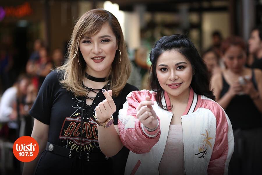 wish1075's tweet photo. Our lovely lady jocks @djalice1075 and @djfaye1075 host tonight's 3rd-anniversary bash's on-ground activities! #Happy3rdWish1075 https://t.co/xRa3lxOUhe