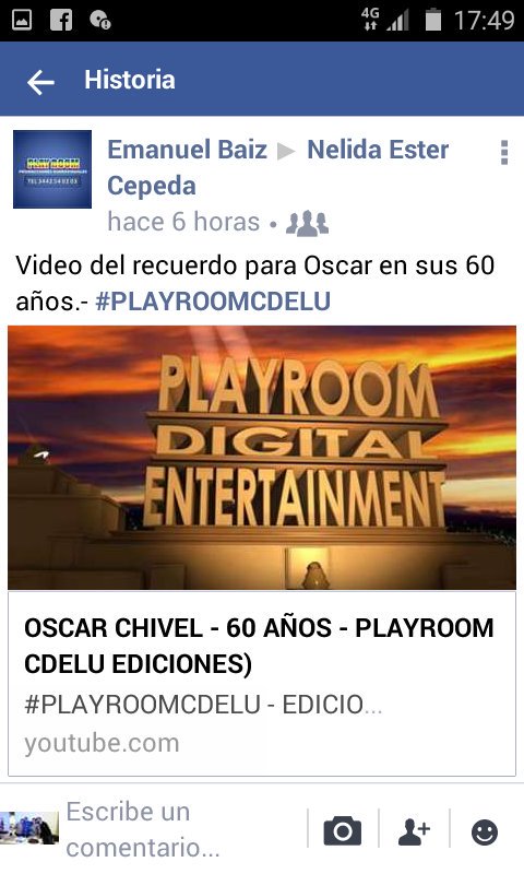 NelidaCepeda1's tweet photo. #alcolecontn @NelidaCepeda1  fetejado el cump de chivel oscar en familia y amigos en concepcion del uruguay https://t.co/5kADIPUoWv