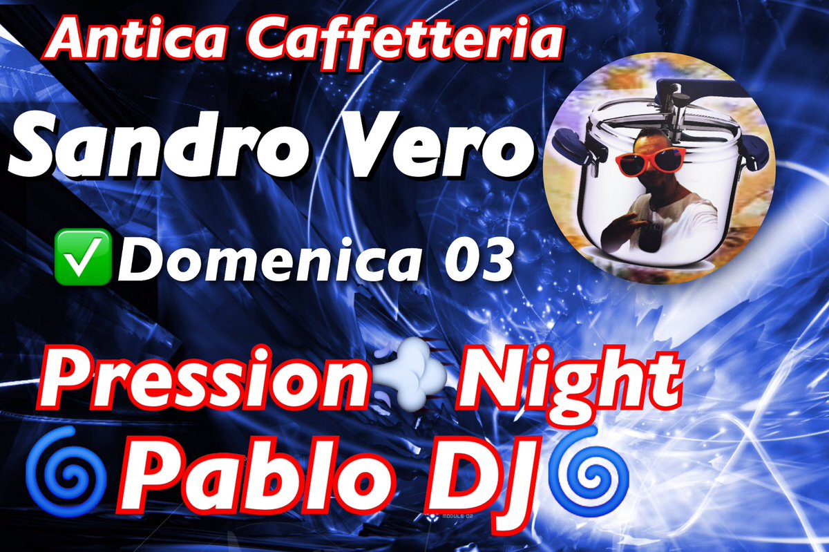 AlderottiPablo's tweet photo. #AnticaCaffetteriaSandroVero #Aperitivo #Aperidrink #PressionNight #PabloDJ #PabloAlderotti #PabloAlderottiDJ #music #party #domenica https://t.co/uTBOdFk4ba