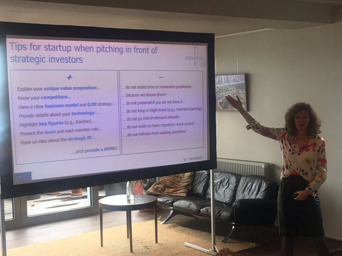 andreimajewski's tweet photo. How-to for someone when pitching to #randstadfund by @IlonkaJankovich #hrtechtank #hrtech @Randstad https://t.co/KJcROKZ8Uk
