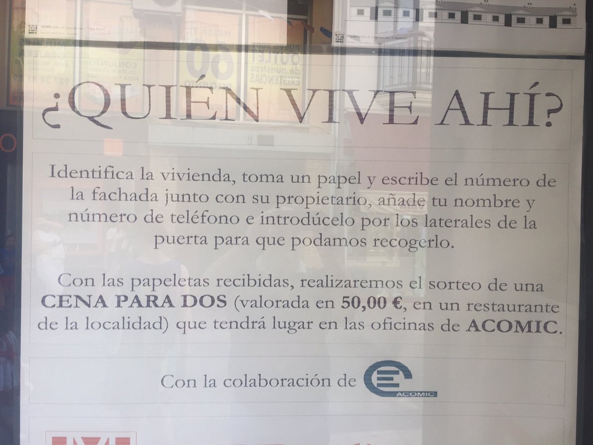 SMBEstudio's tweet photo. Aún puedes participar en nuestro Juego-Concurso "¿Quien Vive Ahí?"
Con la colaboración de #acomic
#miajadas
#arquitectura 
#construccion https://t.co/UO5vofbqEE