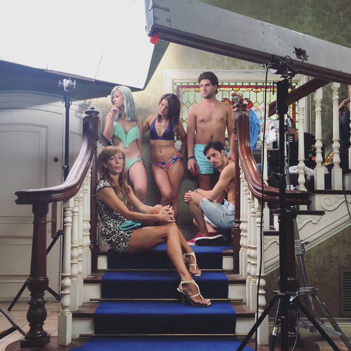 Hasta las escaleras fueron protagonistas de #ComoLaEspuma