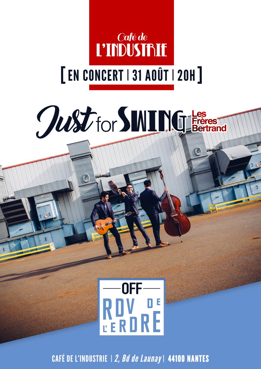 justforswing's tweet photo. Ce soir en trio à L'industrie !!! dès 20h... 🎼😛
#rdverdre #Jazz #Swing #Nantes https://t.co/sdWaEFHvSk