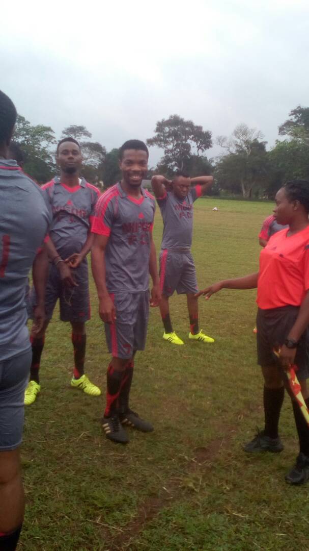 IamXaddie's tweet photo. Thank God for successfully cruising into the semifinals of the #NIFOR football tournament. God be praised. https://t.co/u5xL6gc6aU