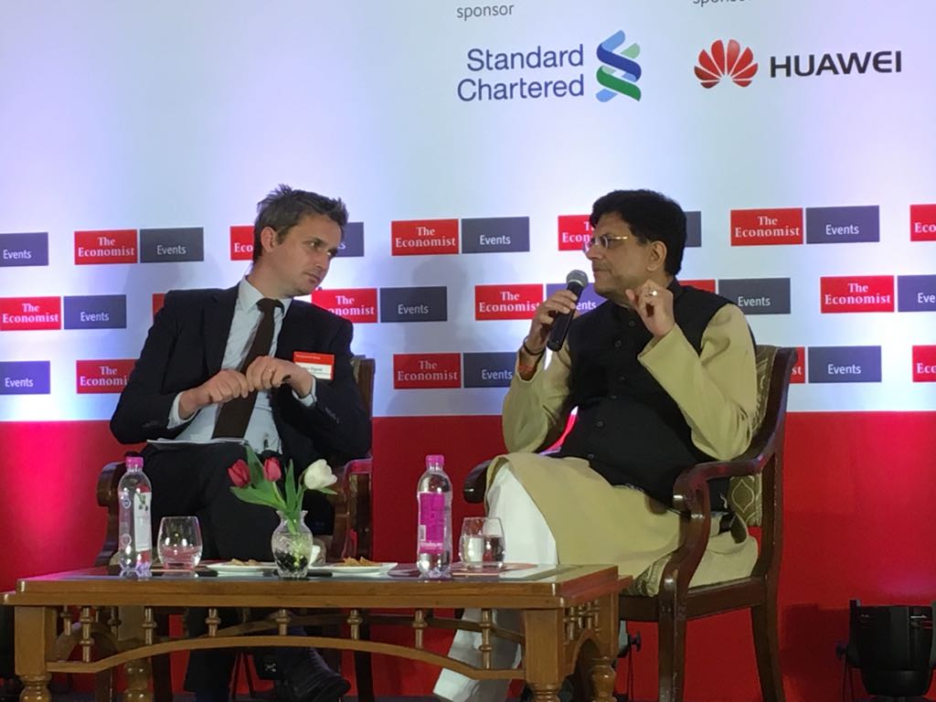adrenalinHRMS's tweet photo. "Dream big, think bold and act fast, thats the change happened in our Country" says honorable minister Mr.Piyush Goyal at #EconIndia https://t.co/7zLku3hKhq