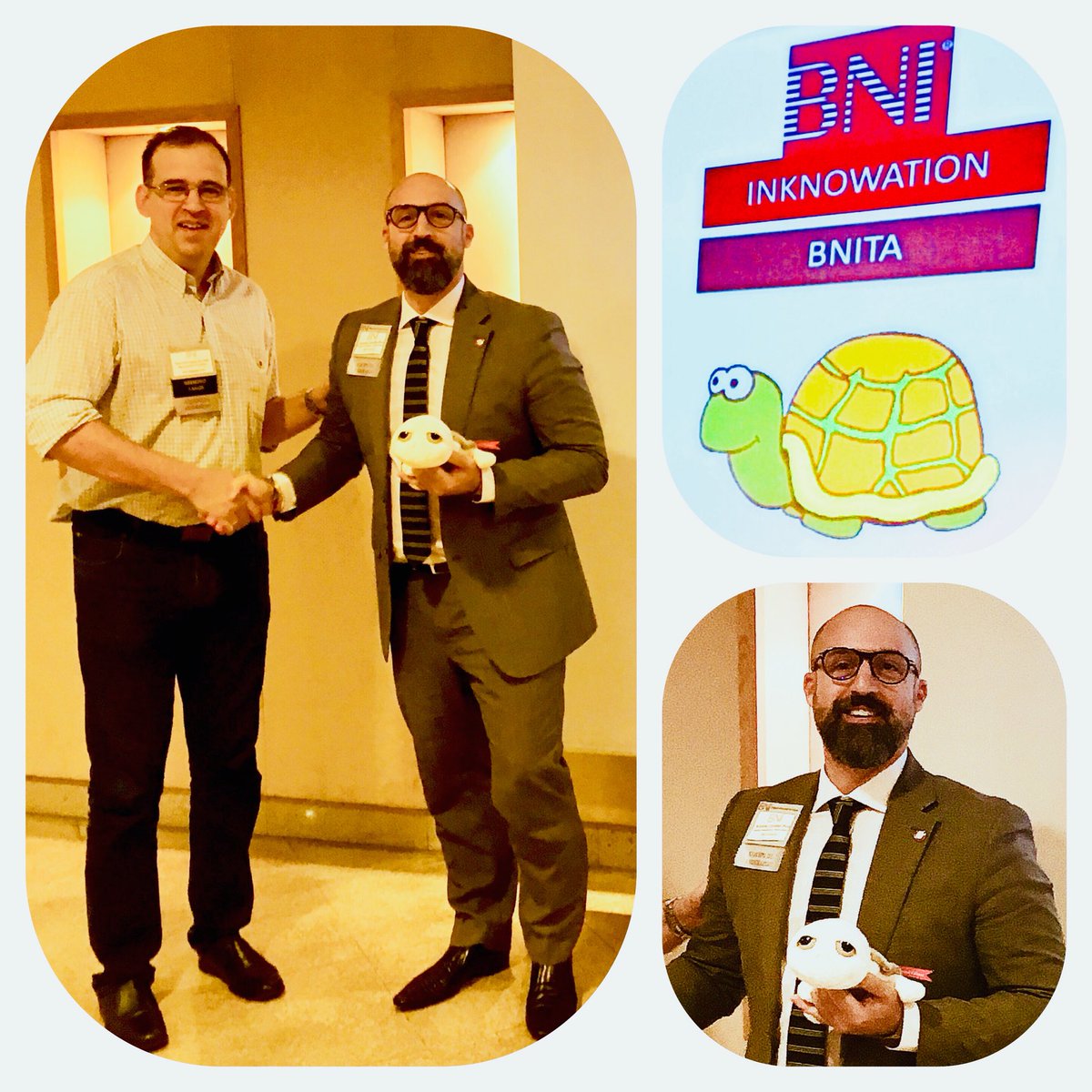 InknowationBNI's tweet photo. Y el #premio #semanal a la mejor #presentación de #60segundos fue para Antonio Cándido que sustituía a Jesús González de #Comabu @bni_espana https://t.co/mAU252ErdZ