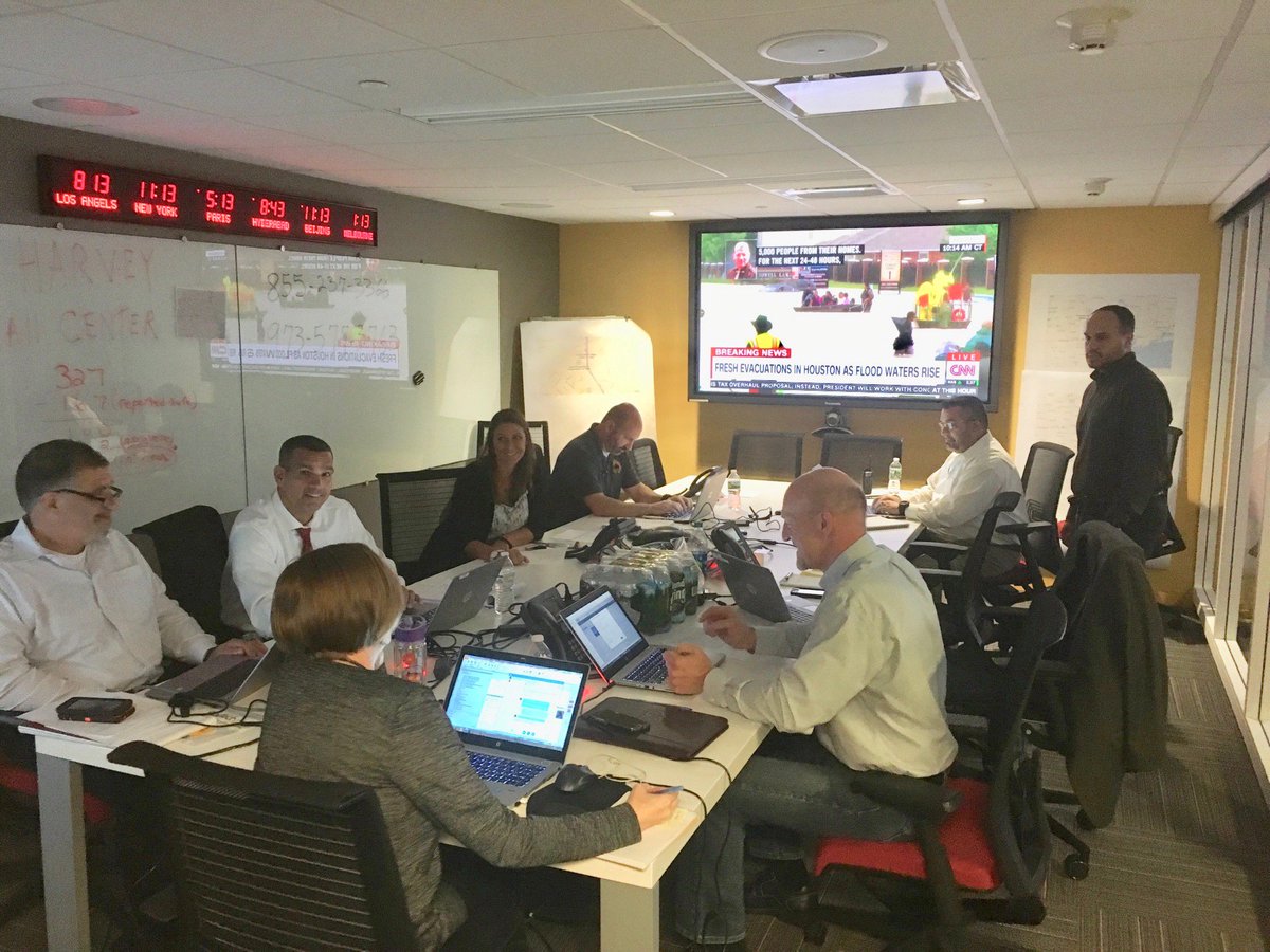 CSORoland's tweet photo. Converged security at it's best.  ADP Crisis Operations for TS Harvey. Response from 5 disciplines . #HurricaneHarvey #ADPSecure https://t.co/7KtW4izOS9