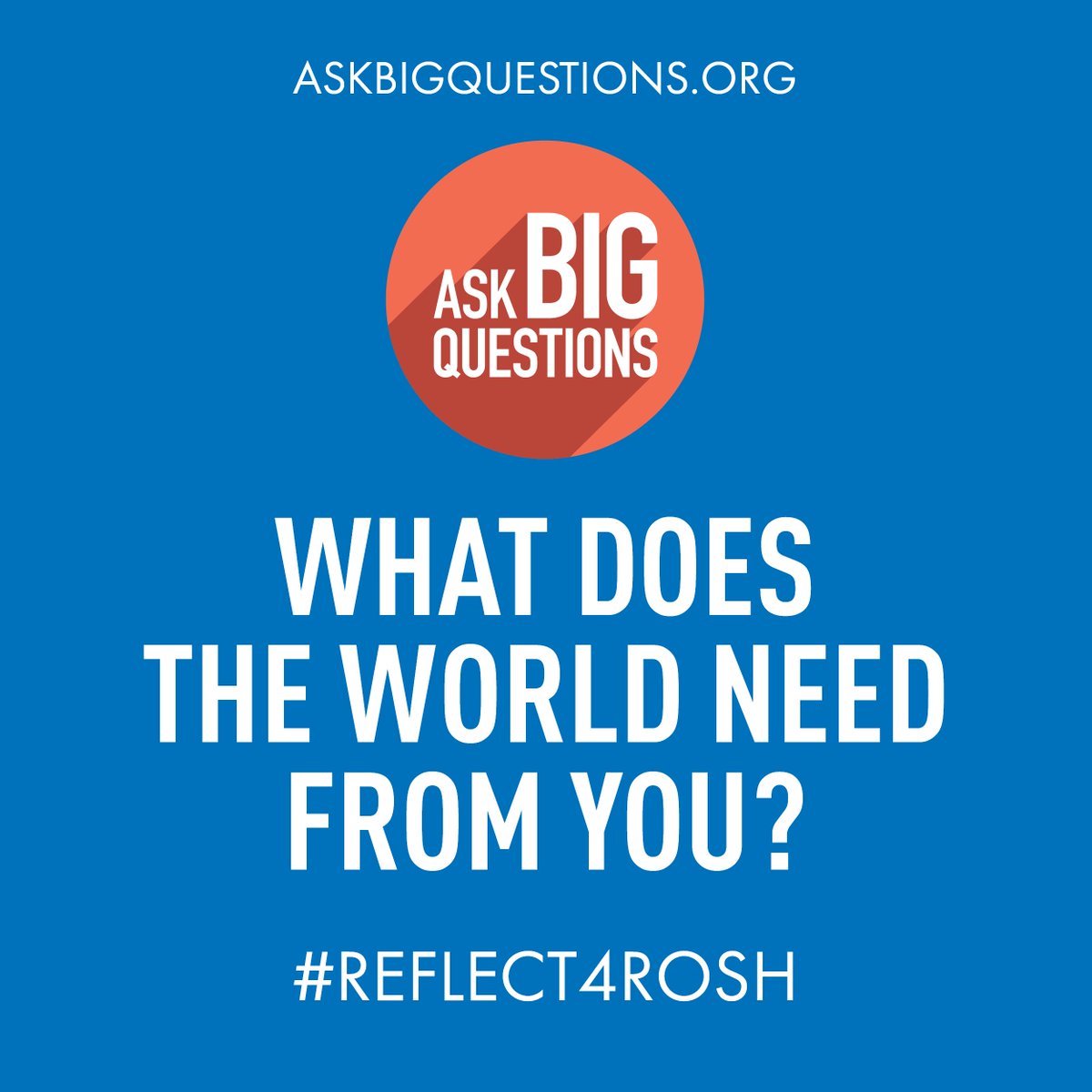 We're partnering with <a href="/AskBigQs/">Ask Big Questions</a>  to bring you questions that inspire conversation. Today we wonder...
#AskBigQuestions #Reflect4Rosh
