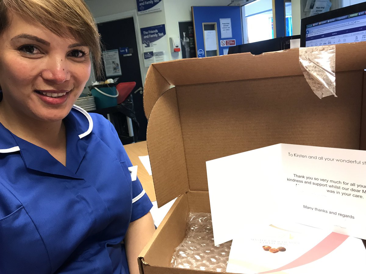 angel13_UK's tweet photo. Thank you for a lovely present from another satisfied customer๐ #prideInMyTeam #patientSatisfaction @ASPHFT @ASPHVolunteers @7878Diesel @ https://t.co/WNqD7Defeo