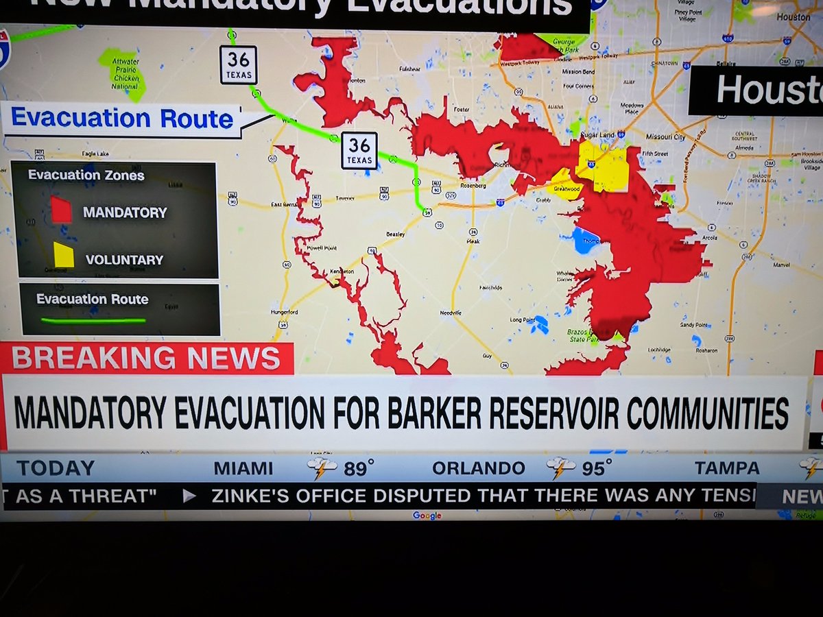 helpearthfndn's tweet photo. Mandatory Evacuation orderd for people near #BarkerReservoir #TexasFlood use Route 36 N to evac cc @Digihums https://t.co/MDe6ZW9Qmk