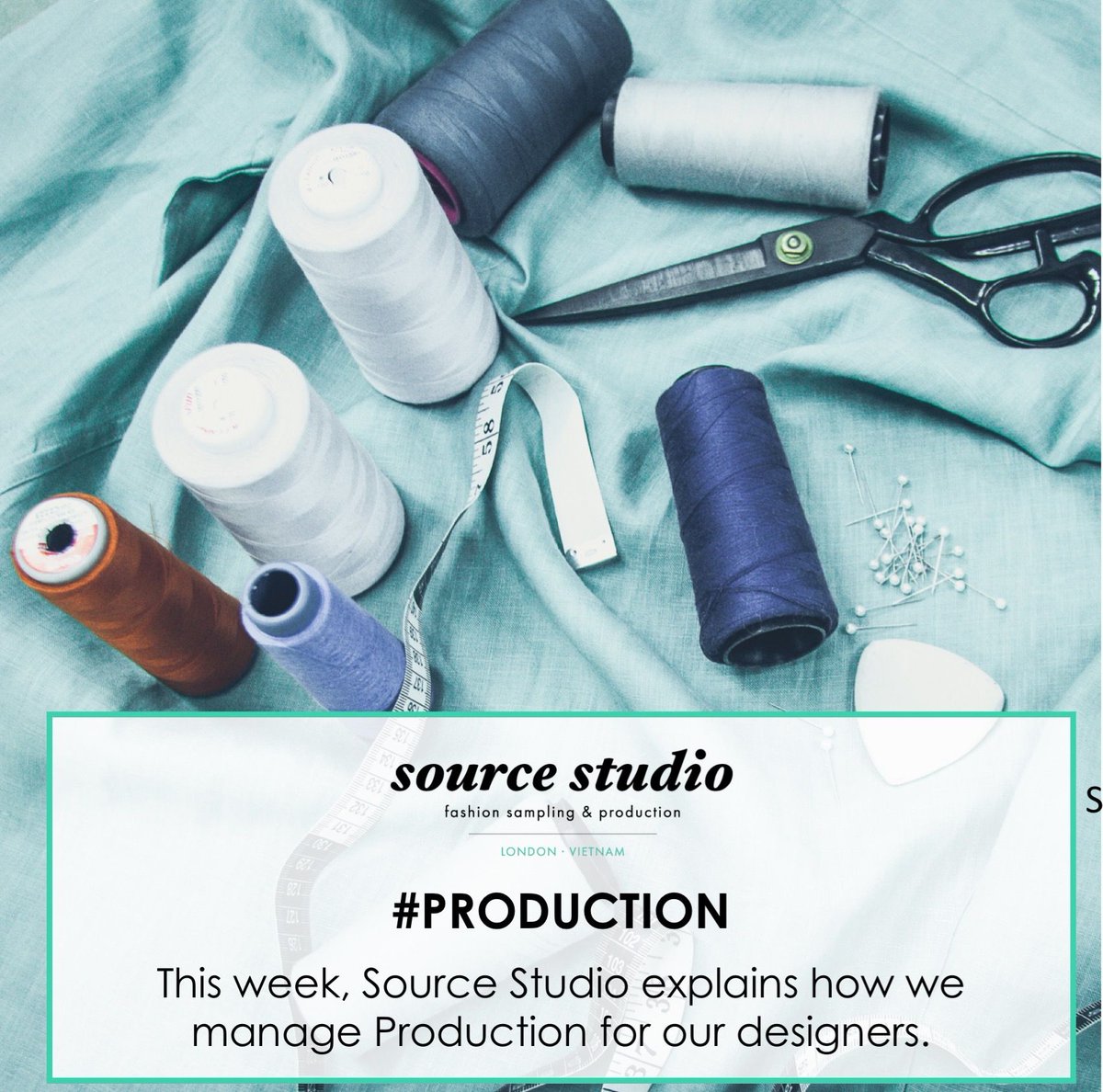 sourcestudioco's tweet photo. #PRODUCTION
This week, #SourceStudio explains how we manage Production for our #designers #uk #fashion #londonstyles #londonfashionweek https://t.co/1GTfB14uZD