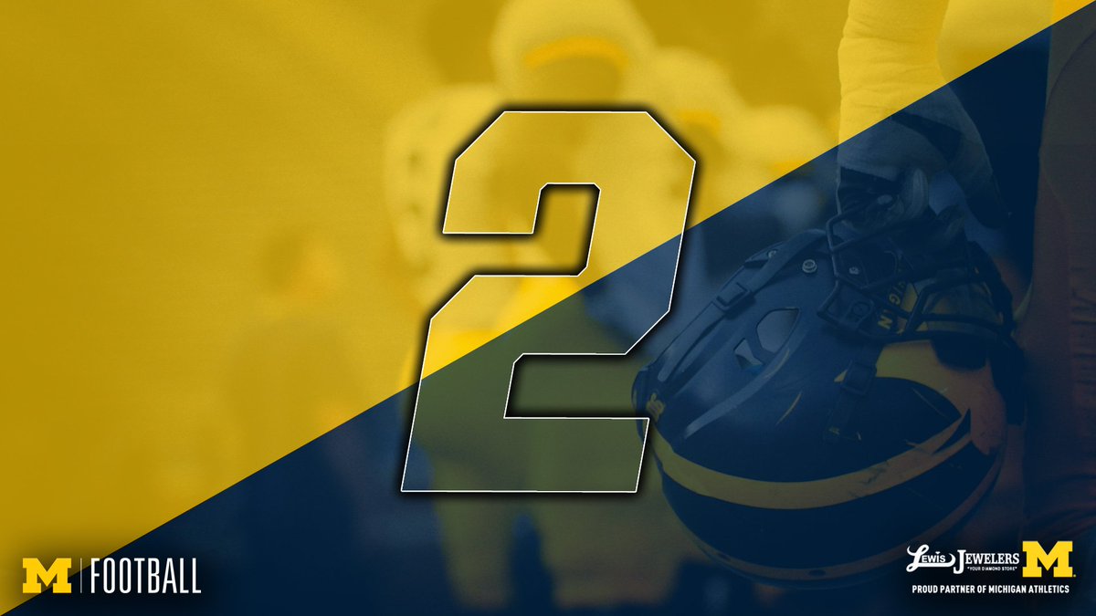 UMichFootball's tweet photo. We are TWO DAYS away!! 

#GoBlue #GoMaize https://t.co/FctD7OYHg1