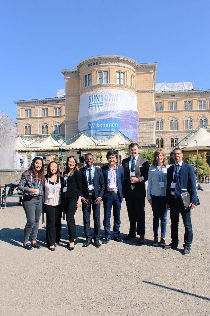 Hassan_Water's tweet photo. #WYPW delegation @WWWeek showing  how could youth led solutions plays a great role in achieving paradigm shift in water sector 
#WWWeek https://t.co/YEscV3uMKT