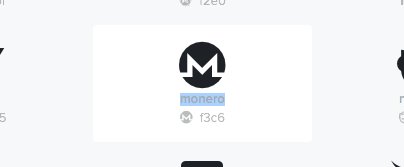 fluffypony's tweet photo. There's a $Monero surprise coming in @FontAwesome 5.0 - thank you, @davegandy and team, for all your amazing work! https://t.co/miszr7nvSW