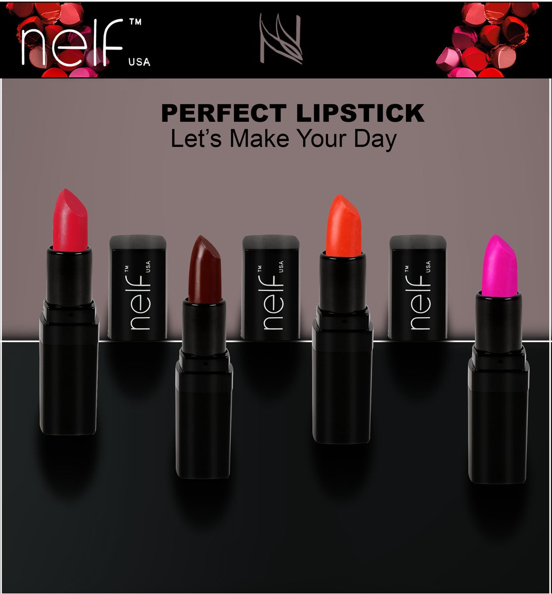 nelf_usa's tweet photo. NELFusa Velvet Touch Lipstick ππ
Intense color pay-off
smooth texture
one stroke application
Luxurious,effortless glide
#nelfusa https://t.co/BwExlXjM6S