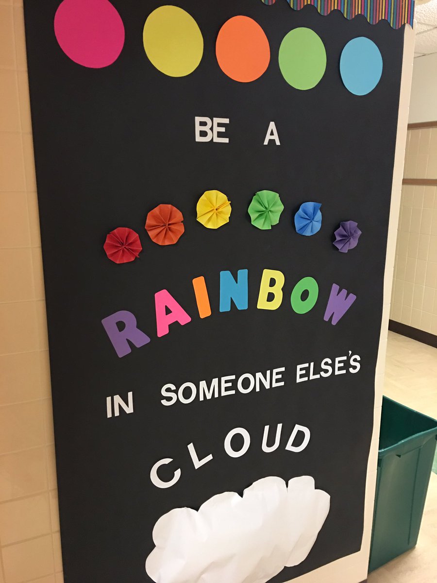 Saw this outside room 134 today--what a great message to start the year!
