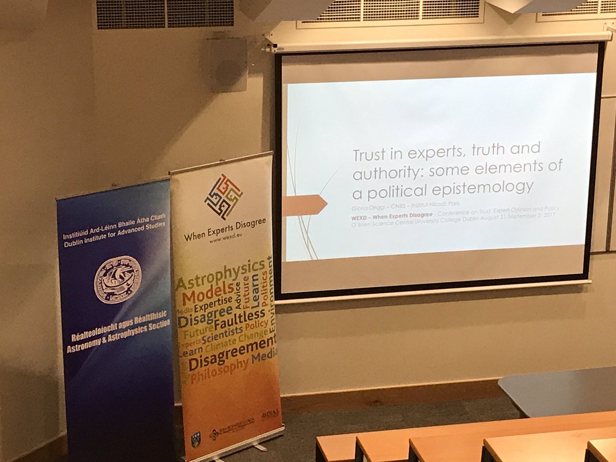 8rafael's tweet photo. In @ucddublin for an interesting conference on "Trust, Expert Opinion, and Policy" organised by @mariabaghramian @Luke_Drury #WEXD https://t.co/jKHwQTsvHY