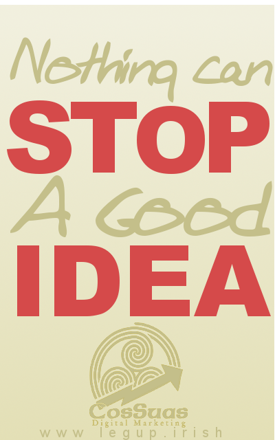 CosSuas's tweet photo. But Clever Marketing can make good Ideas GREAT https://t.co/2k49qMhbtf