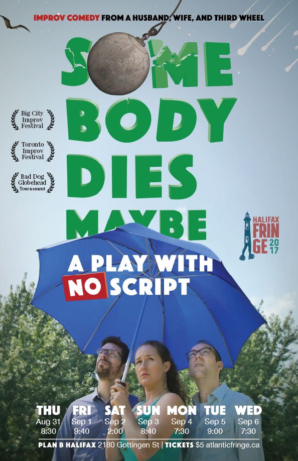 Opening tonight w/<a href="/jervoltz/">Jeremy Voltz</a> and @AmieVoltz our improvised play at <a href="/halifaxfringe/">Halifax Fringe Fest</a>!