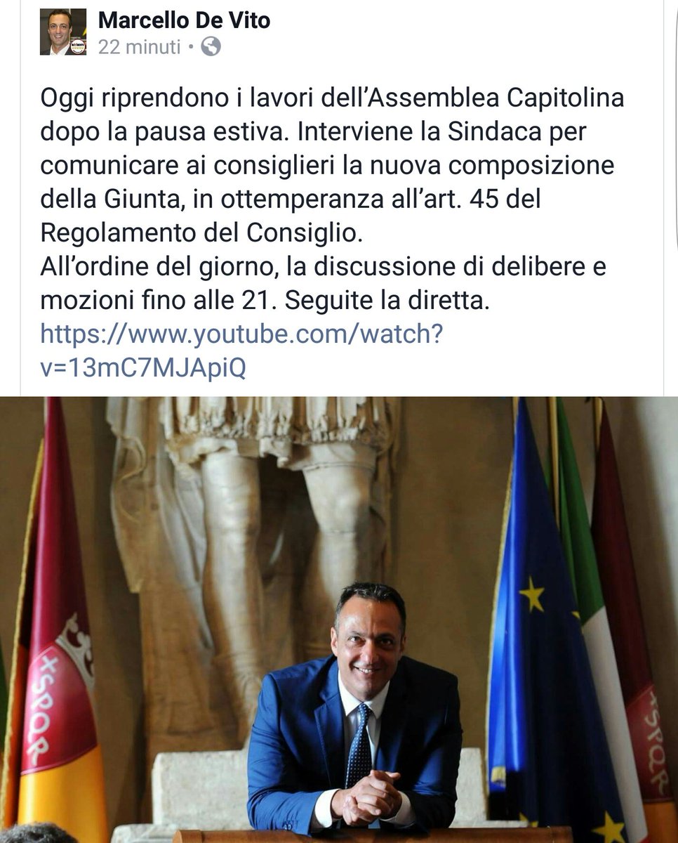 scoRAGGIati1's tweet photo. #DeVito
Lo annuncia.pure felice e orgoglioso, il siluramento di #Mazzillo
Nonché l'ennesimo CAMBIO DI GIUNTA
#buffoni https://t.co/qah3uJfu8g