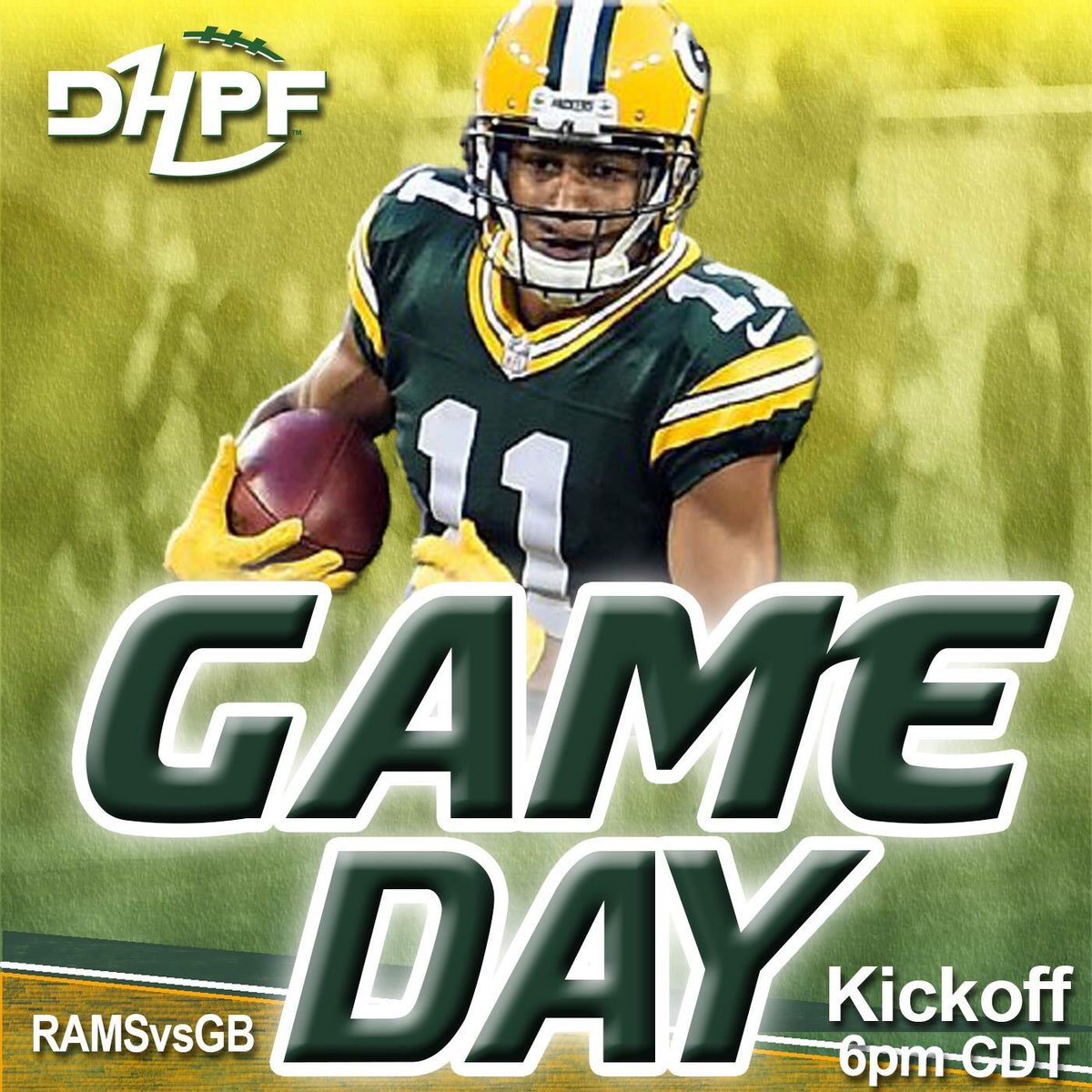 DieHardPackrFan's tweet photo. Whose ready for Football?
#RAMSvsGB #GoPackGo. #DHPF @Trevor9Davis https://t.co/cHmsOilTjx