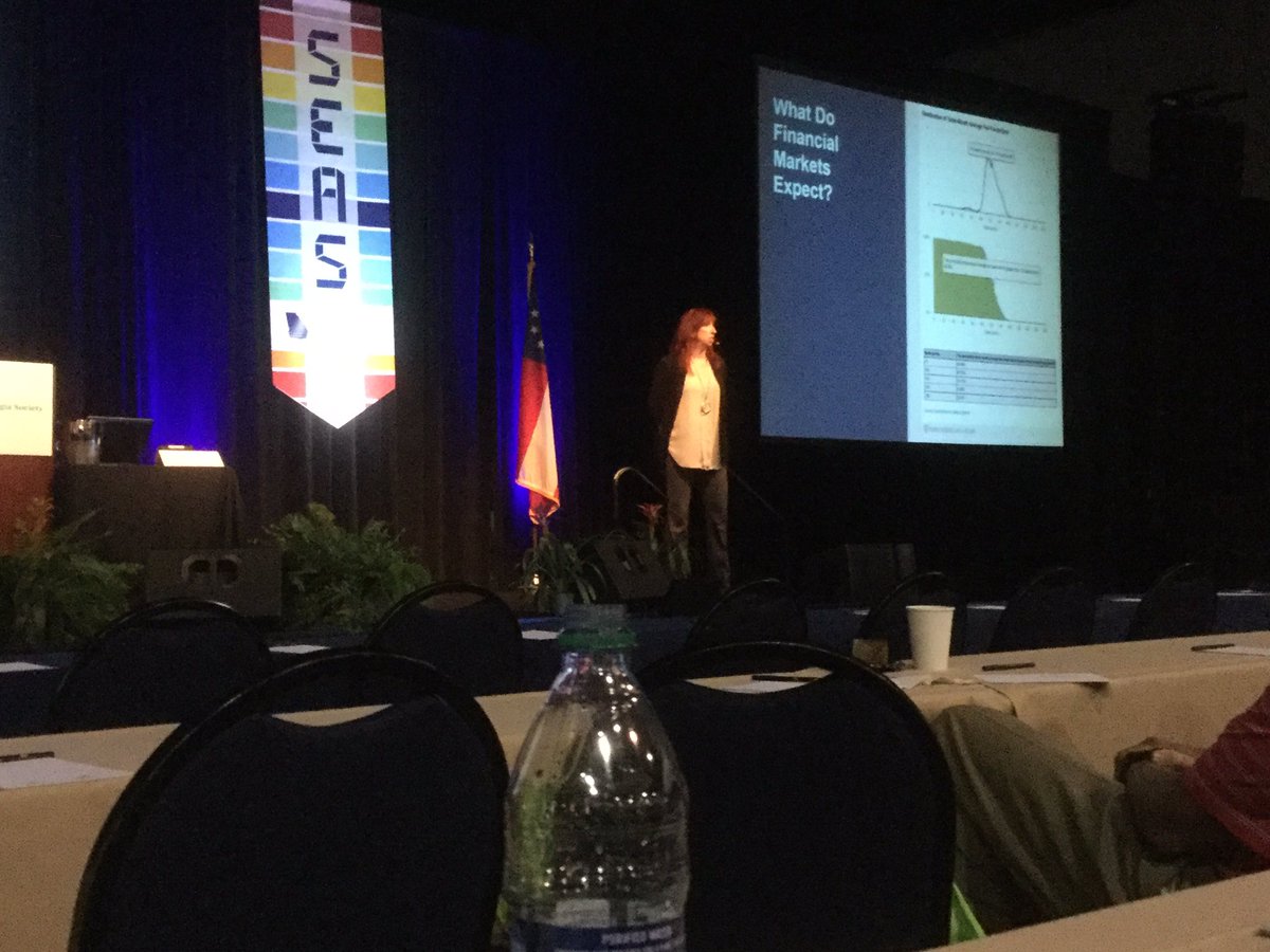 timanders1's tweet photo. Starting the day at #SEAS17 with #GSCPA listening to Paula Traci from FRB of ATL speak on Econ Policy. Price stability and Max Employment https://t.co/NrMLZYTeOV