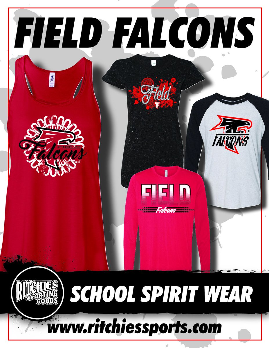 Just in time for the new school year. Ritchies has the latest in Field spirit wear with original designs. Stop in today to get some swag.