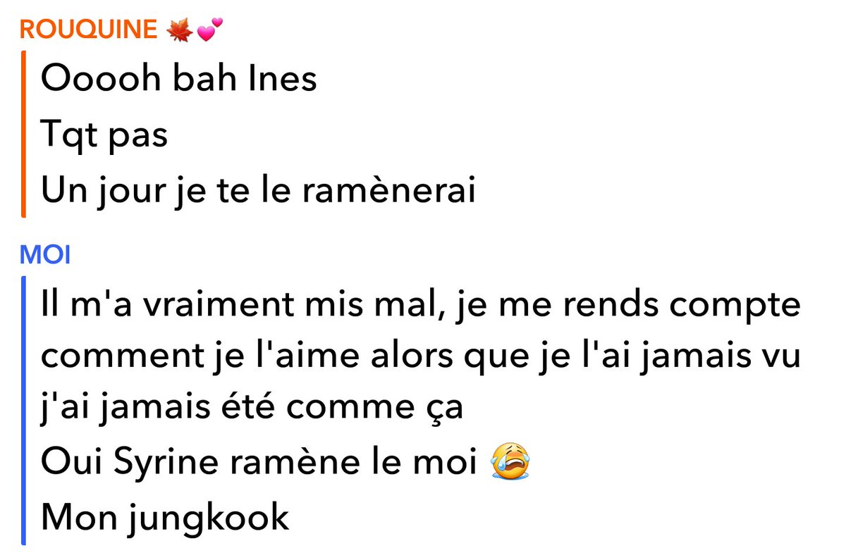 inesbmtjk's tweet photo. Friend 😭
She will bring jk to me https://t.co/MR380MfPS2